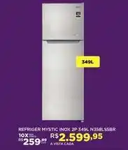 DB Supermercados Inox - refriger mystic 2p 349l n358l55br oferta