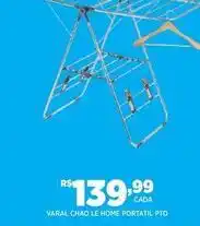 DB Supermercados Home - varal chao le portatil pto oferta