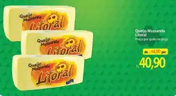 Atacadão Litoral - queijo mussarela oferta