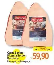 Atacadão Bordon - carne bovina picanha oferta