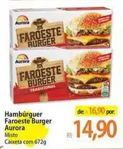 Atacadão Aurora - hamburguer faroeste burger oferta