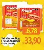 Atacadão Friato - salsicha hot dog congelada oferta