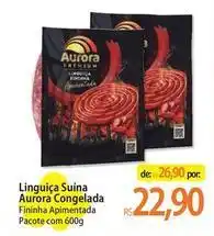 Atacadão Aurora - linguiça suína congelada oferta