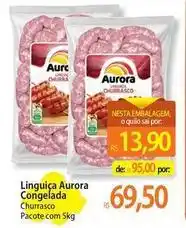 Atacadão Aurora - linguiça congelada oferta