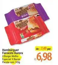 Atacadão Aurora - hambúrguer faroeste oferta