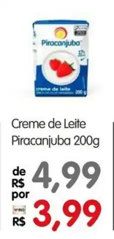 Zona Sul Creme de Leite Piracanjuba oferta