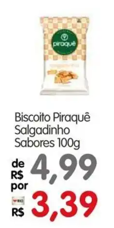 Zona Sul Biscoito Piraquê Salgadinho Sabores oferta