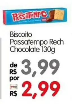 Zona Sul Biscoito Passatempo Rech Chocolate oferta