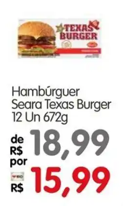 Zona Sul Hambúrguer Seara Texas Burger oferta