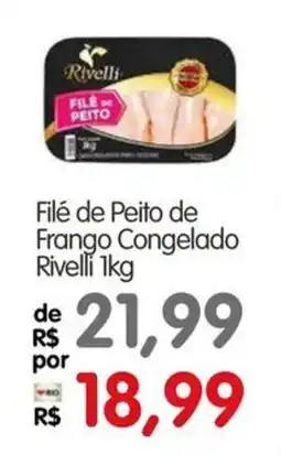 Zona Sul Filé de peito de frango congelado rivelli oferta