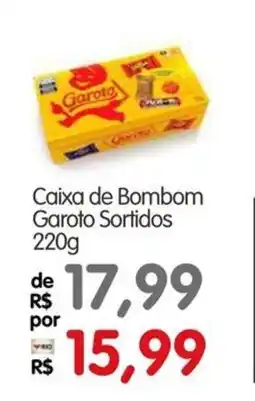 Zona Sul Caixa de Bombom Garoto Sortidos oferta
