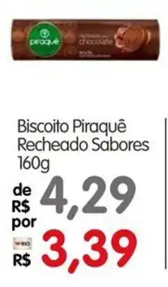 Zona Sul Biscoito Piraquê Recheado Sabores oferta