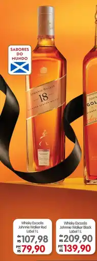 Zona Sul Whisky Escocês Johnnie Walker Red Label oferta