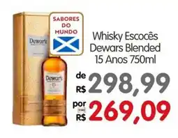 Zona Sul Whisky Escocês Dewars Blended 15 Anos oferta