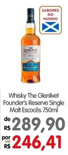 Zona Sul Whisky The Glenlivet Founder's Reserve Single Malt Escocês oferta