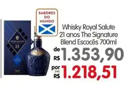 Zona Sul Whisky royal salute 21 anos the signature blend escocês oferta