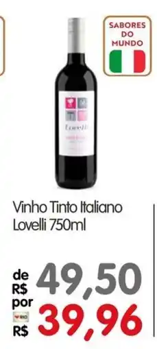 Zona Sul Vinho Tinto Italiano Lovelli oferta