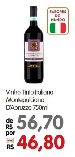 Zona Sul Vinho Tinto Italiano Montepulciano D'Abruzzo oferta