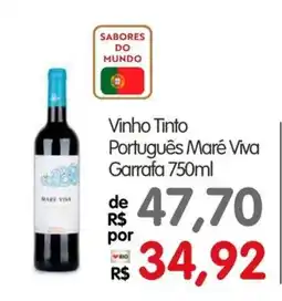 Zona Sul Vinho Tinto Português Maré Viva oferta