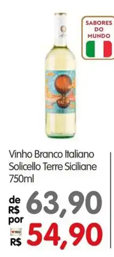 Zona Sul Vinho Branco Italiano Solicello Terre Siciliane oferta