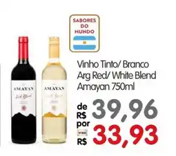 Zona Sul Vinho Tinto/ Branco Arg Red/ White Blend Amayan oferta