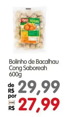 Zona Sul Bolinho de Bacalhau Cong Saboreah oferta