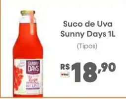 Zona Sul Suco de Uva Sunny Days 1L oferta