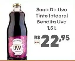 Zona Sul Suco de uva tinto integral bendita uva oferta