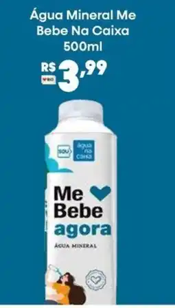 Zona Sul Água mineral me bebe na caixa oferta
