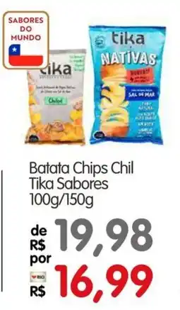 Zona Sul Batata chips chil tika sabores oferta