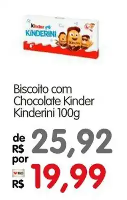 Zona Sul Biscoito com Chocolate Kinder Kinderini oferta