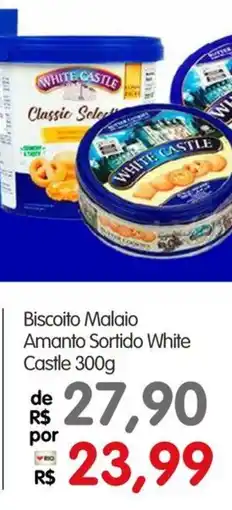 Zona Sul Biscoito Malaio Amanto Sortido White Castle oferta