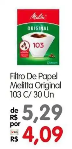 Zona Sul Filtro de papel melitta original 103 oferta