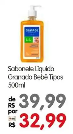 Zona Sul Sabonete Líquido Granado Bebê Tipos oferta