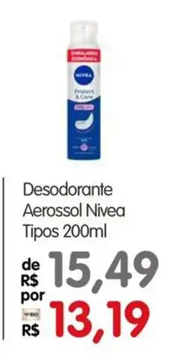 Zona Sul Desodorante Aerossol Nivea Tipos oferta