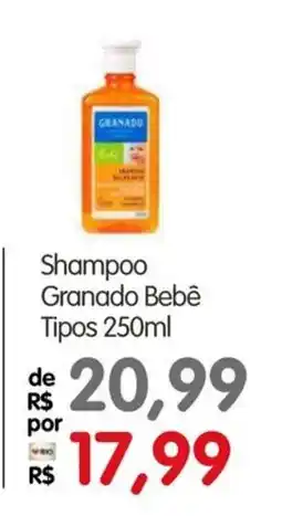 Zona Sul Shampoo Granado Bebê Tipos oferta