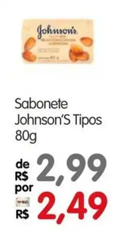 Zona Sul Sabonete Johnson'S Tipos oferta