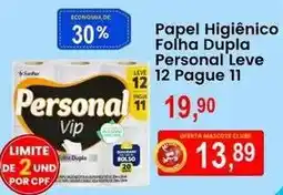 Federzoni Supermercados Papel Higiênico Folha Dupla Personal Leve oferta