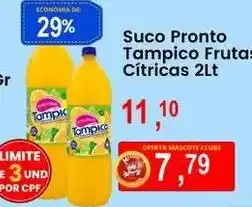 Federzoni Supermercados Suco Pronto Tampico Frutas Cítricas oferta