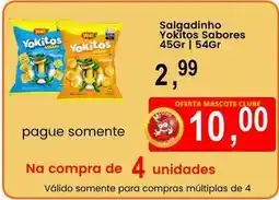 Federzoni Supermercados Salgadinho Yokitos Sabores oferta