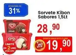 Federzoni Supermercados Sorvete Kibon Sabores oferta