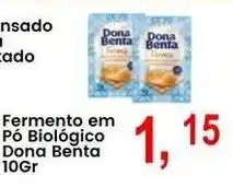Federzoni Supermercados Fermento em Pó Biológico Dona Benta oferta