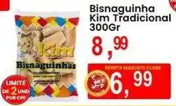 Federzoni Supermercados Bisnaguinha Kim Tradicional oferta