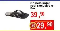 Federzoni Supermercados Chinelo Rider Feel Exclusivo o Par oferta