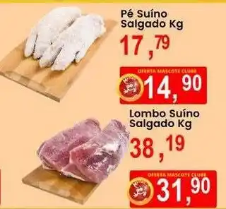 Federzoni Supermercados Pé Suíno Salgado Kg oferta