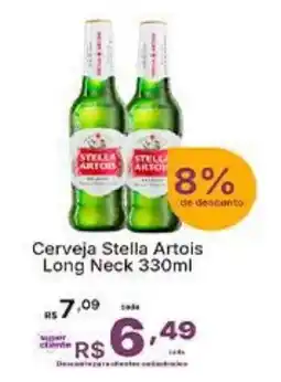Super Lagoa Cerveja Stella Artois Long Neck oferta