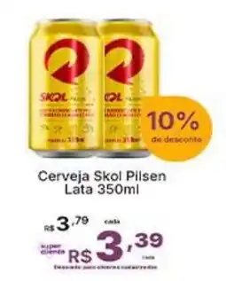 Super Lagoa Cerveja Skol Pilsen oferta
