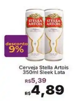 Super Lagoa Cerveja Stella Artois sleek lata oferta