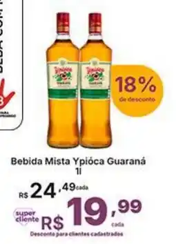 Super Lagoa Bebida Mista Ypióca Guaraná oferta