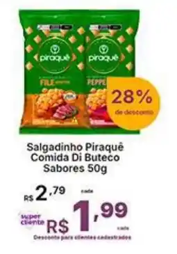 Super Lagoa Salgadinho Piraquê Comida Di Buteco Sabores oferta